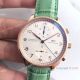 Swiss IWC Portuguese V2 Best Edition Replica Watch Green Leather Rose Gold A79350 (3)_th.jpg
